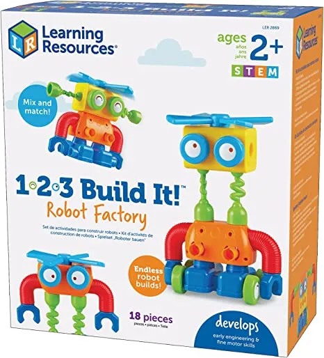 1-2-3 Build It!™ Robot Factory