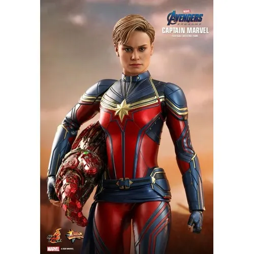 1:6 Avengers 4 : Endgame - Captain Marvel A.K.A Carol Danvers Brie Larson Figure MMS575 Hot Toys