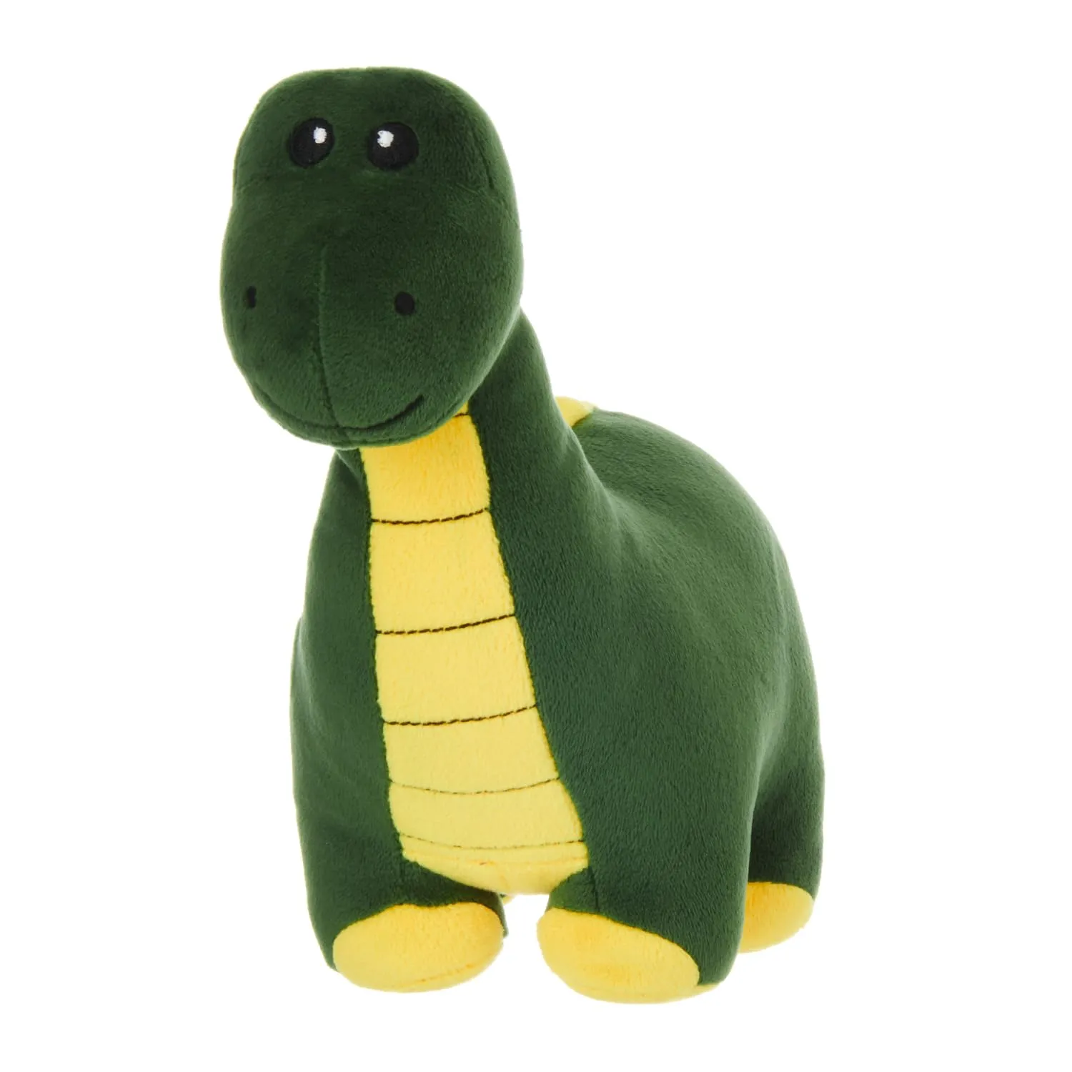 Amazon Brand - Jam & Honey Dinosaur, Cute, Plush/Soft Toy, Suitable for Boys, Girls and Kids, Super-Soft, Safe, 34 cm (Green & Yellow)
