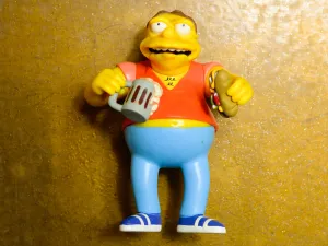 Barney Gumble - Playmates Simpsons World Of Springfield Vintage Figure