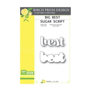Birch Press Design - Big Best Sugar Script*