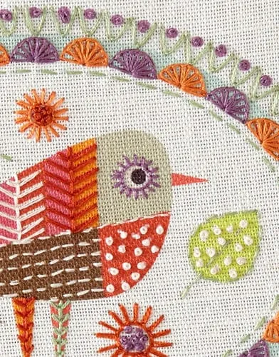 Birdie 3 Nancy Nicholson Embroidery Stitch Kit