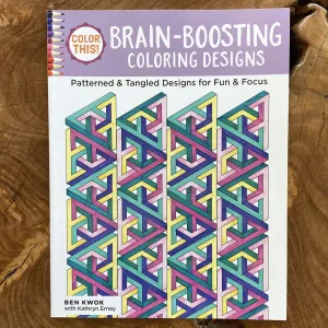 Brain Boosting Coloring Set! Who Doesn't Need to Sharpen Her Brain?