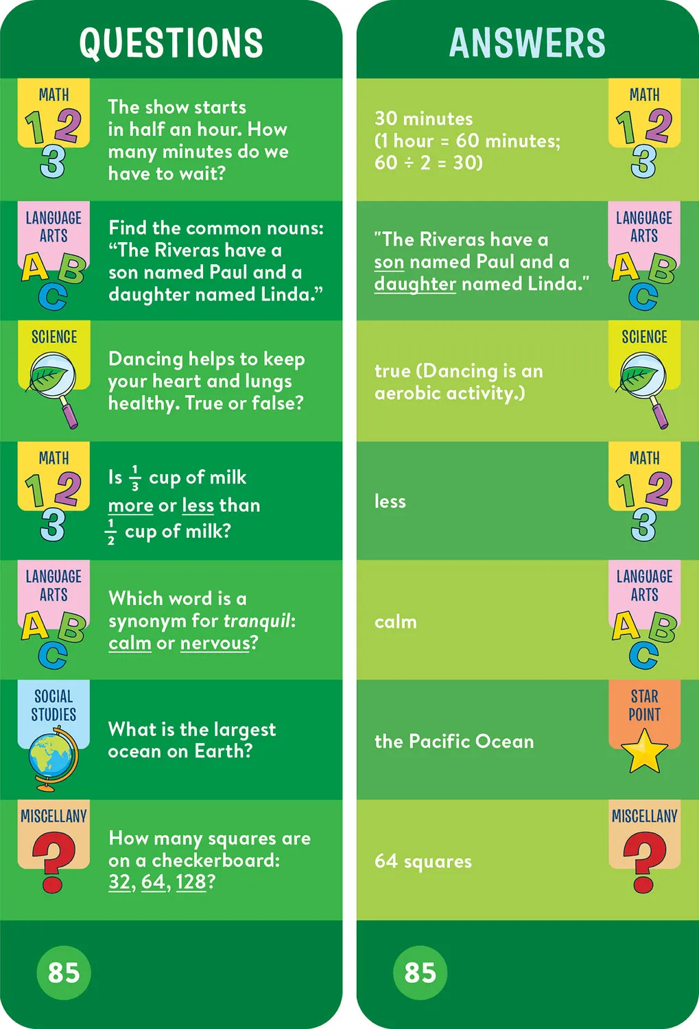 Brain Quest 3rd Grade Smart Cards