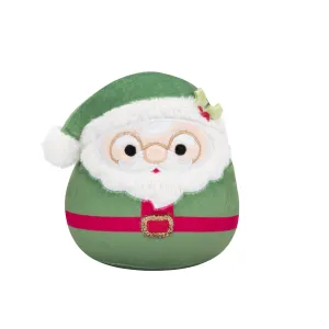 Christmas Squishmallow Nick the Pastel Muted Green Santa with Holly 5" Stuffed Plush by Jazwares