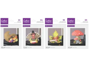 Crafter's Companion Fall Shaped Card Base Stamp & Dies Collection