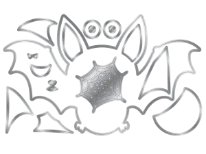 Crafter's Companion Stamp & Die - Batty About You