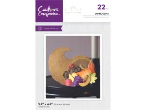 Crafter's Companion Stamp & Die - Cornucopia