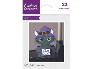 Crafter's Companion Stamp & Die - Feline Spooky