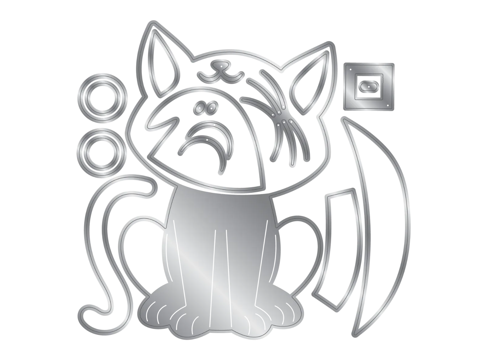 Crafter's Companion Stamp & Die - Feline Spooky
