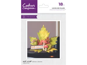 Crafter's Companion Stamp & Die - Leaves are Falling