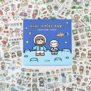 Cute Character Sticker Sheets