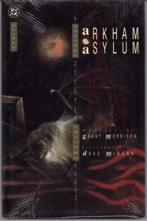 DC Comics Arkham Asylum BATMAN Hardcover 1st Ptinting Like New Still Sealed GOTHAM City Joker Grant Morrison Dave McKean Bob Kane