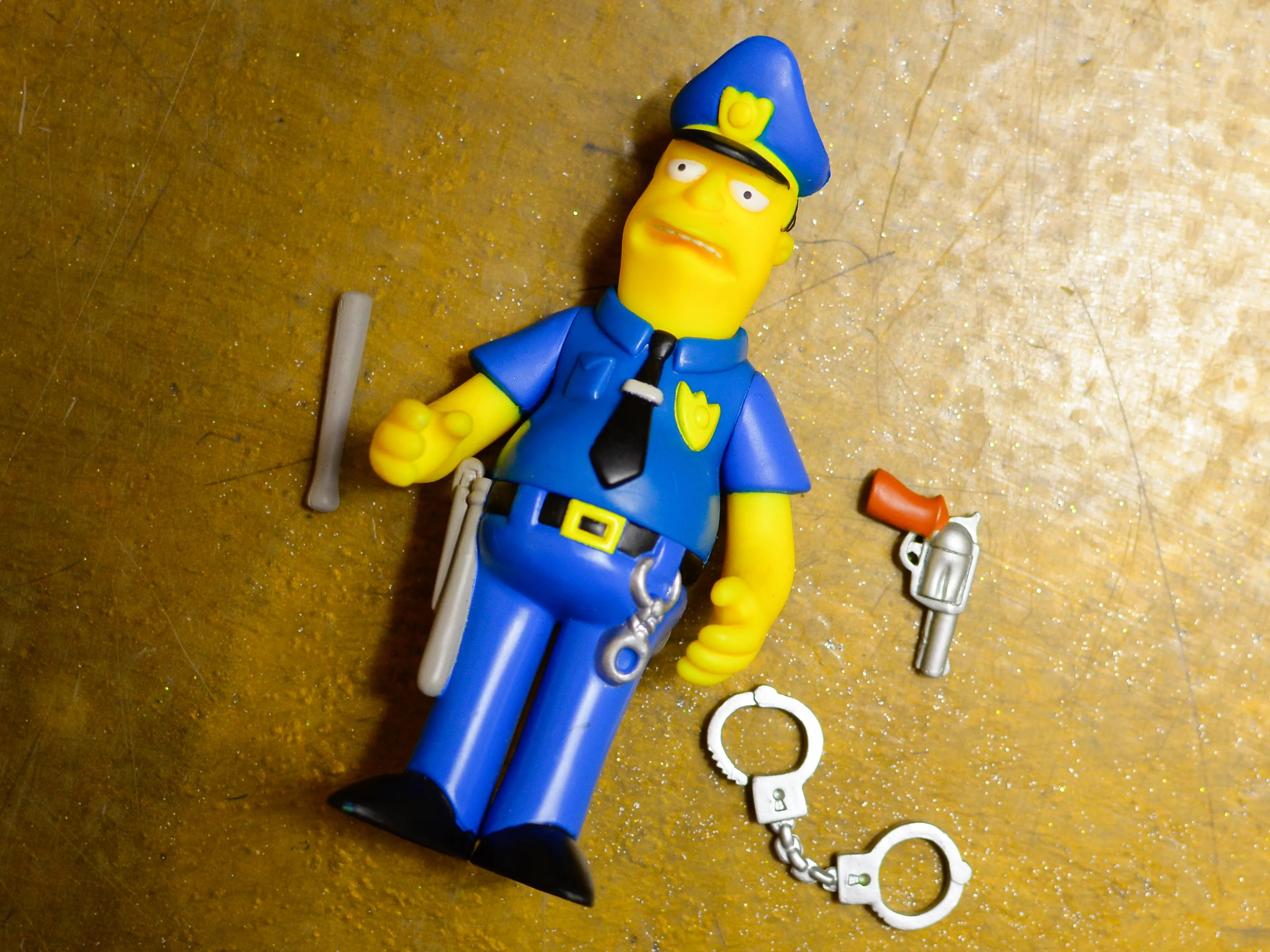 Eddie - Playmates Simpsons World Of Springfield Vintage Figure