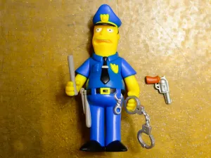 Eddie - Playmates Simpsons World Of Springfield Vintage Figure