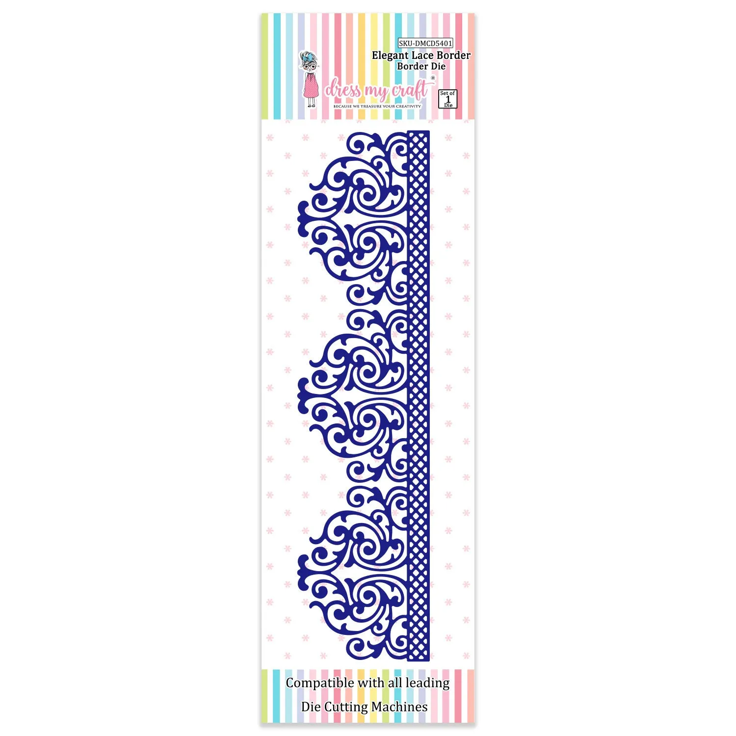 Elegant Lace Border - Border Die