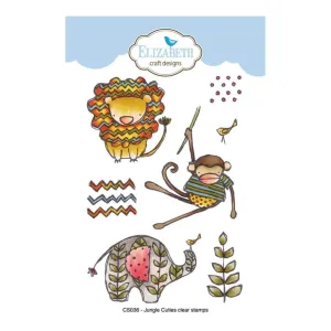 Elizabeth Craft Clear Stamps By Krista Designs Jungle Cuties*