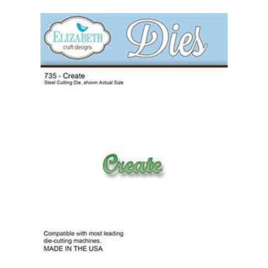 Elizabeth Craft Designs - Metal Dies - Create (Co-1A)*