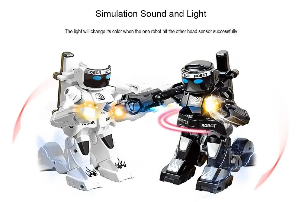 Fighting RC Robots 2.4G Smart Battle Toys Sense Simulation Sound Light