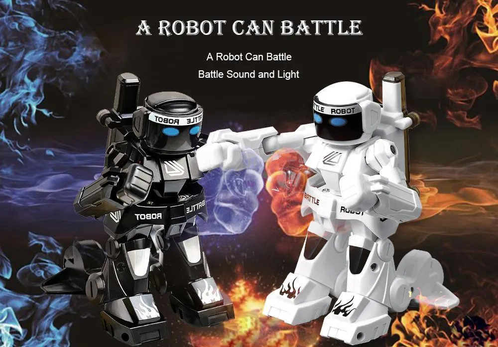 Fighting RC Robots 2.4G Smart Battle Toys Sense Simulation Sound Light