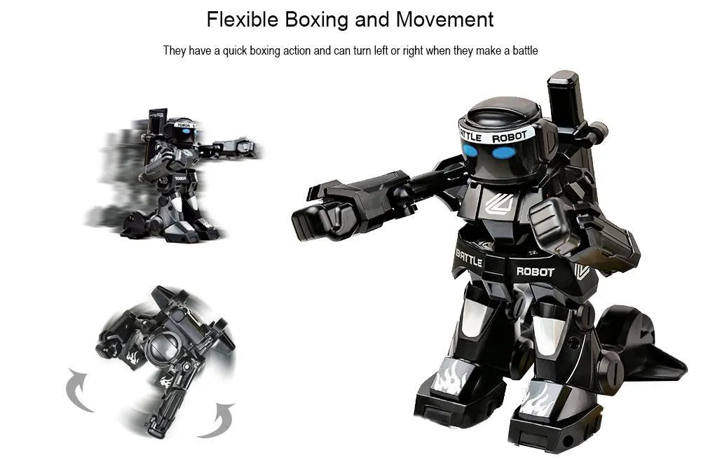 Fighting RC Robots 2.4G Smart Battle Toys Sense Simulation Sound Light