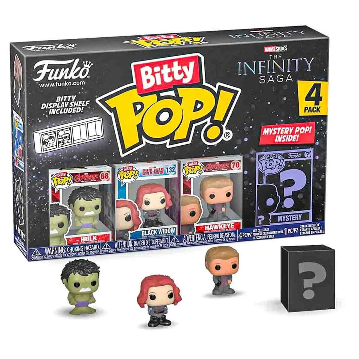 Funko Bitty Pop! Marvel: The Infinity Saga Mini Figures Series 2 (4 Pack)