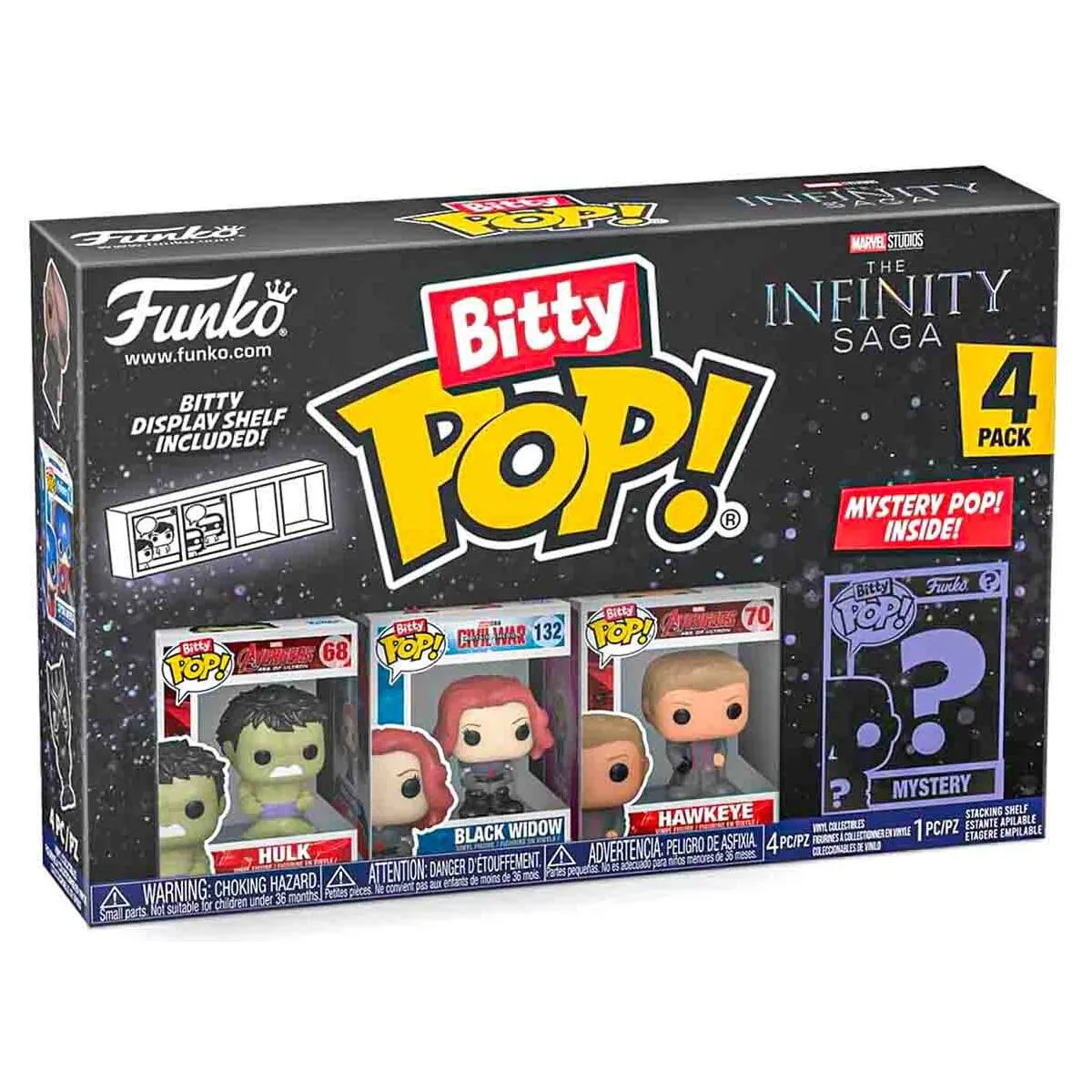 Funko Bitty Pop! Marvel: The Infinity Saga Mini Figures Series 2 (4 Pack)