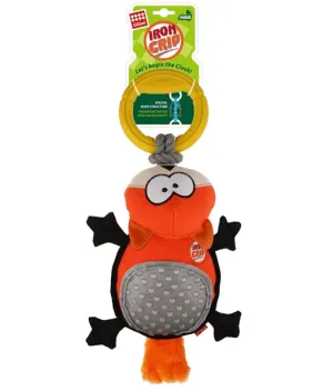GiGwi Iron Grip Fox Plush Tug Toy with TPR Handle