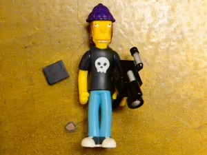 Jimbo Jones - Playmates Simpsons World Of Springfield Vintage Figure