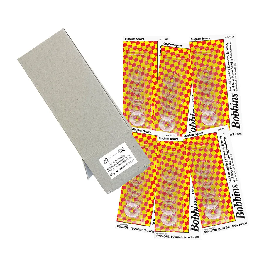Kenmore/Janome/NewHome Plastic Bobbins,<BR>30 Bobbins per Box