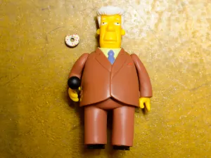 Kent Brockman - Playmates Simpsons World Of Springfield Vintage Figure