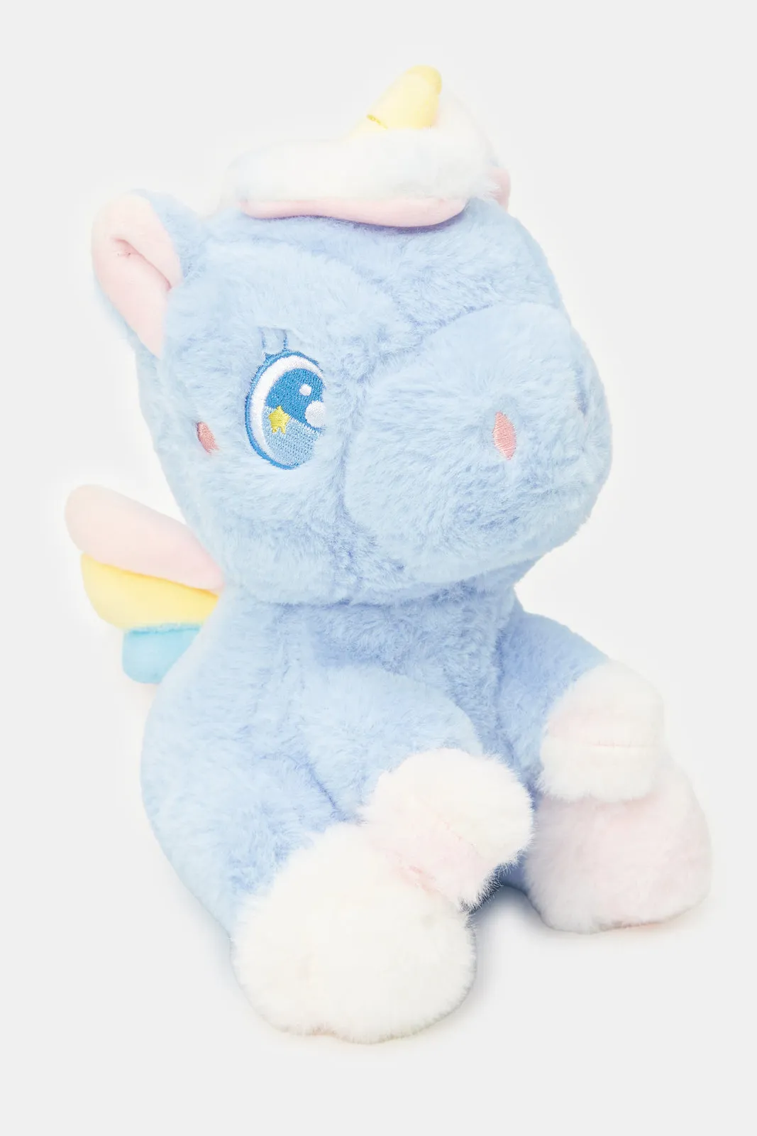 Kids Blue Textured Unicorn (25CM)