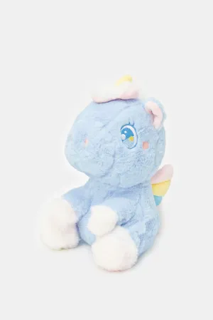 Kids Blue Textured Unicorn (25CM)