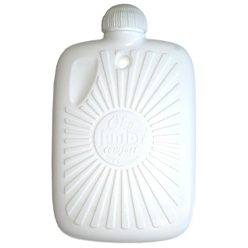 Kids Eco Hot Water Bottle Junior Comfort with Cover, Plush - Cream Gagi