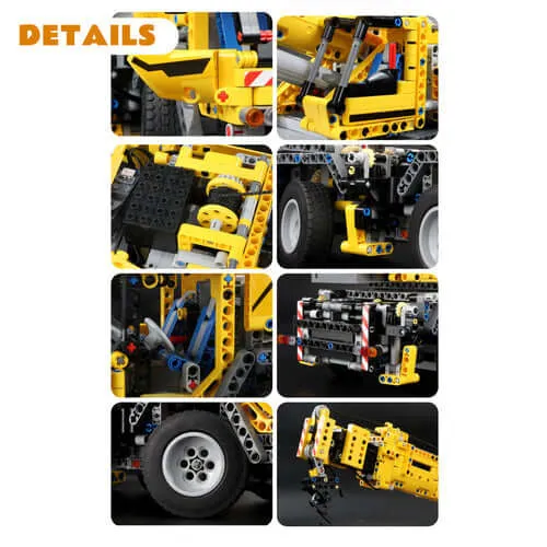 Kidstoylover: Mould King Remote Control Ladder Truck Toy