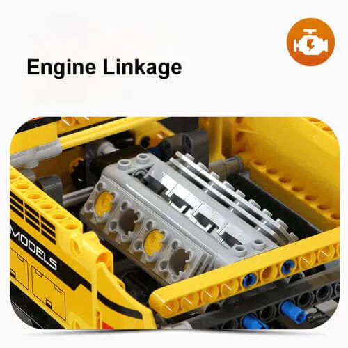 Kidstoylover: Mould King Remote Control Ladder Truck Toy