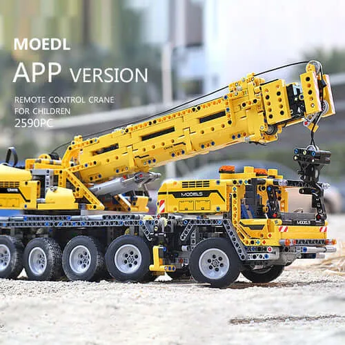 Kidstoylover: Mould King Remote Control Ladder Truck Toy