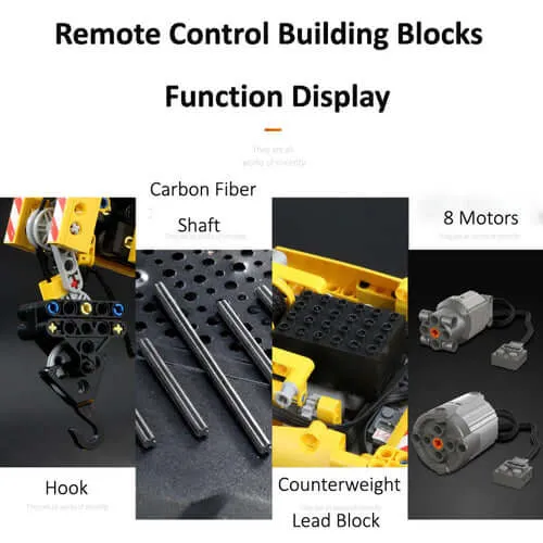 Kidstoylover: Mould King Remote Control Ladder Truck Toy