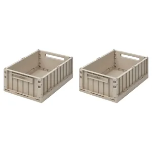 Liewood Weston Storage Box S Sandy 2-Pack