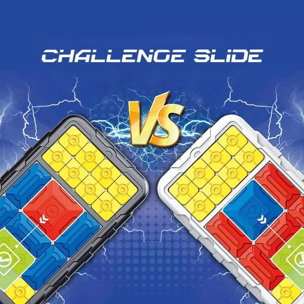 Magnetic Brain Teaser Slide Puzzle Game Double Player - 843