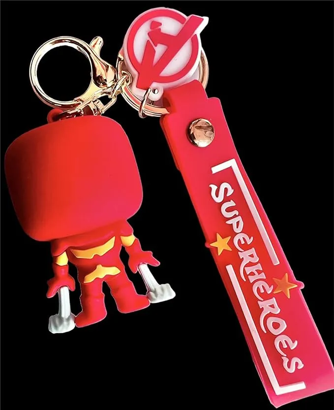 Marvel Ironman | 3D Lanyard Keychain | Silicone