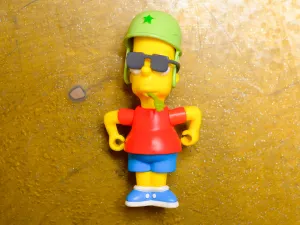 Military Bart - Playmates Simpsons World Of Springfield Vintage Figure