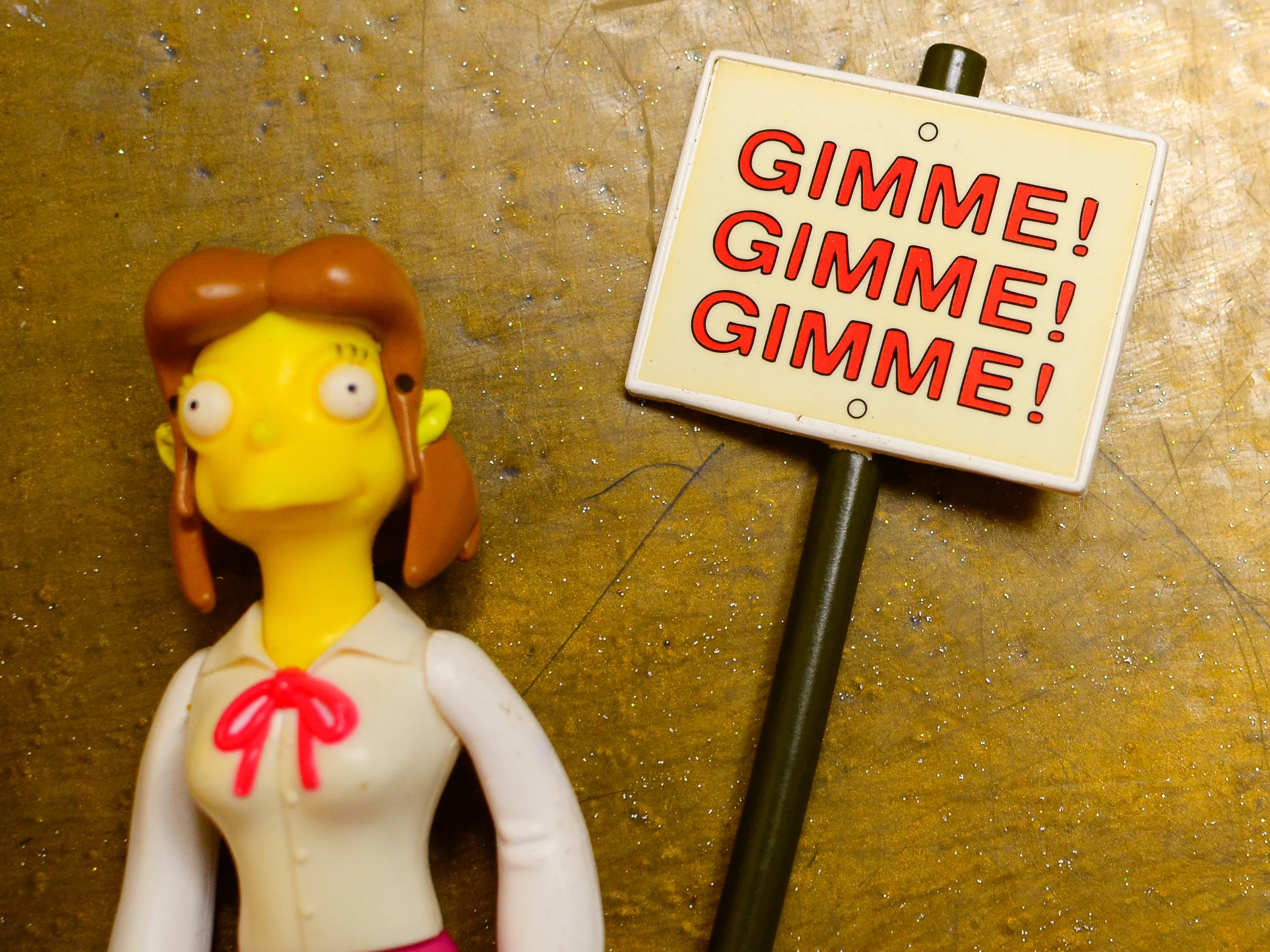 Ms. Hoover - Playmates Simpsons World Of Springfield Vintage Figure