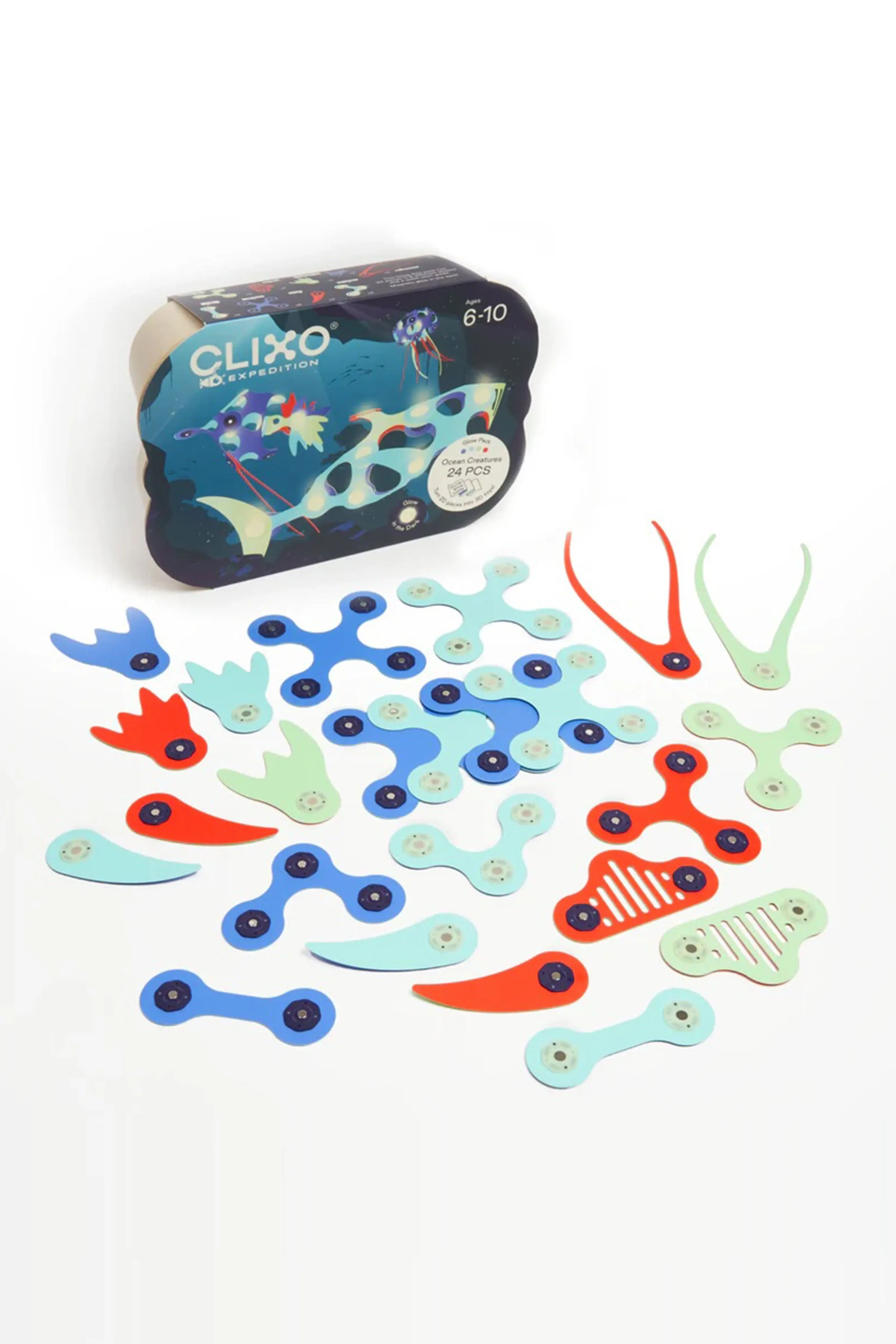 Ocean Creatures Pack (24-Piece)
