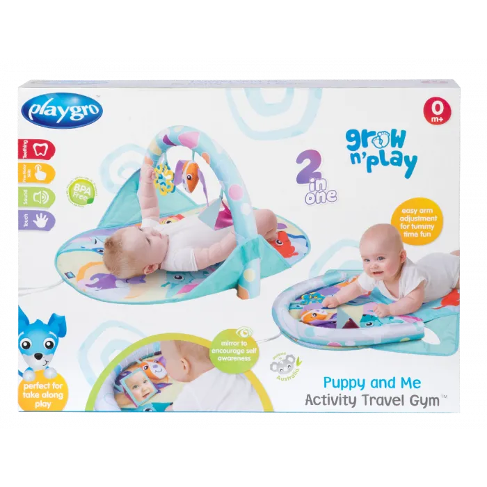 Playgro Puppy And Me Activity Travel Gym