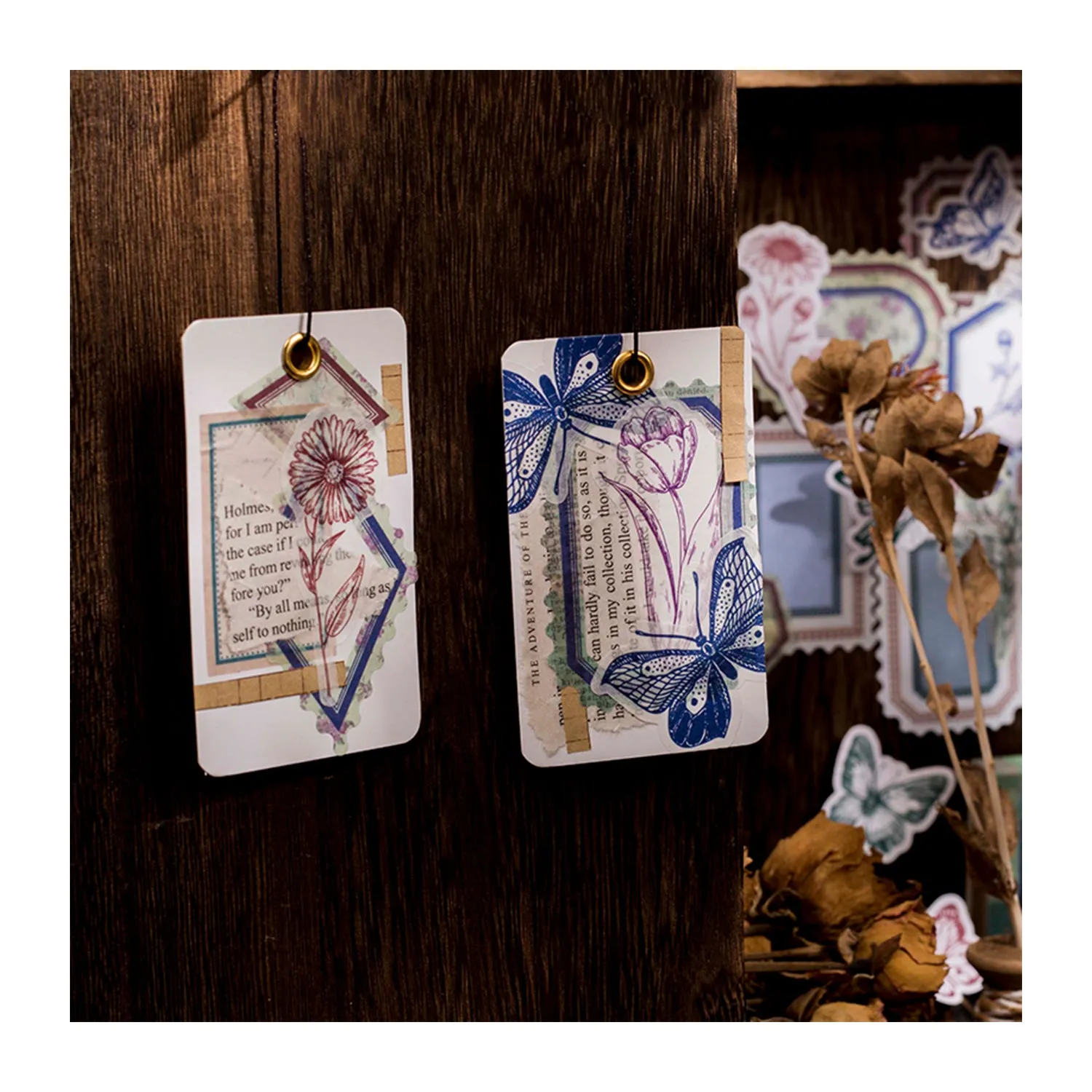 Poppy Crafts Butterfly Dance Collection Washi Stickers No.4*