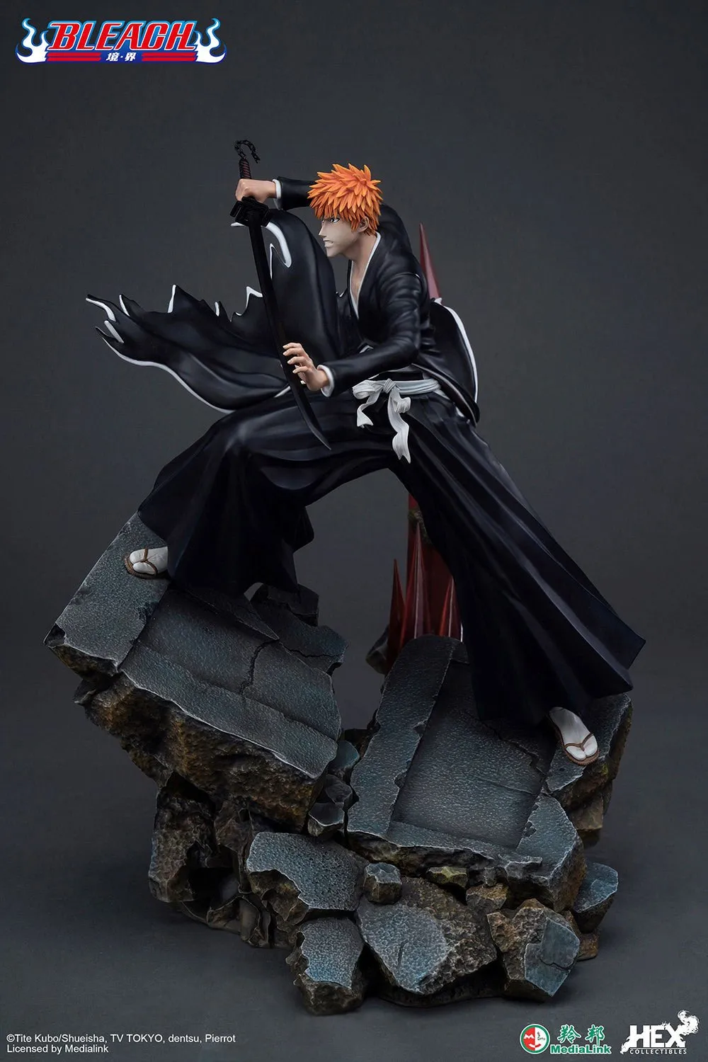 PRE-ORDER: HEX Collectibles Bleach Ichigo Kurosaki vs Hollow Ichigo 1:6 Scale Statue