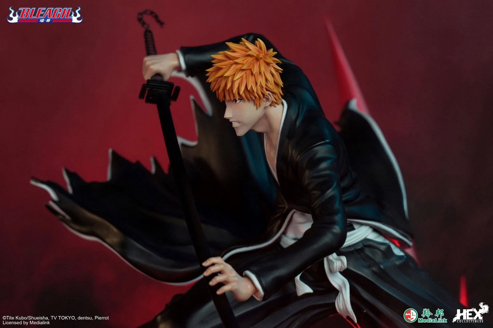 PRE-ORDER: HEX Collectibles Bleach Ichigo Kurosaki vs Hollow Ichigo 1:6 Scale Statue