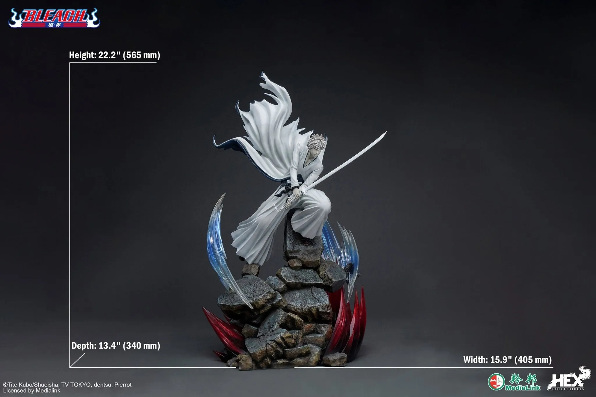 PRE-ORDER: HEX Collectibles Bleach Ichigo Kurosaki vs Hollow Ichigo 1:6 Scale Statue