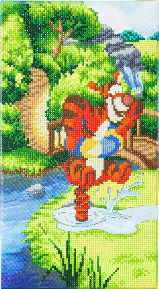 "Pooh and Friends" Disney Crystal Art Triptych